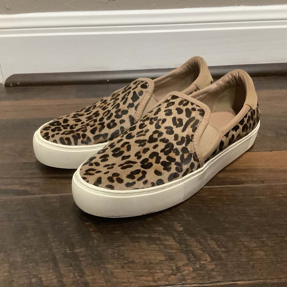 UGG Women Size 9 Exotic Slip-On Sneakers‎ in Leopard Print Calf Hair